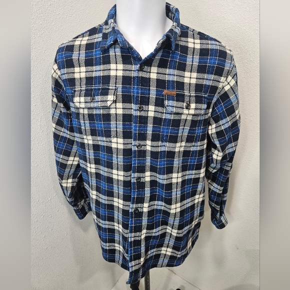 Orvis thick flannel men's button-down XL - Picture 1 of 8